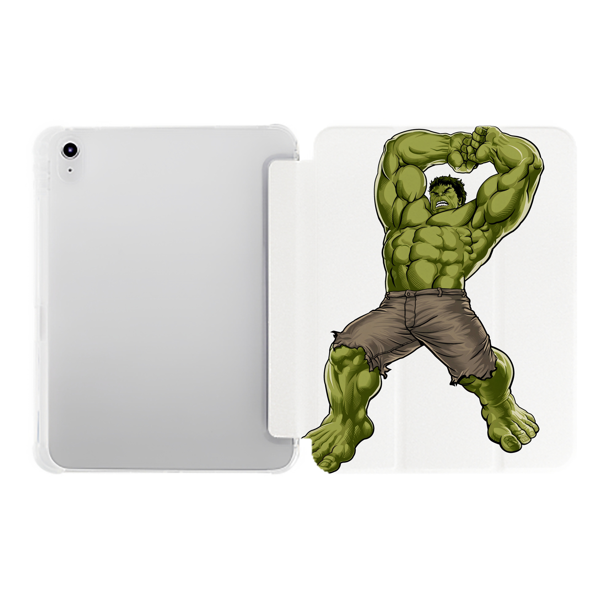 （画像用） アベンジャーズ The Avengers IPad ケース ペン収納付き 三つ折りスタンド PUレザー×シリコン 対応機種9.5/10.5/10.9インチ